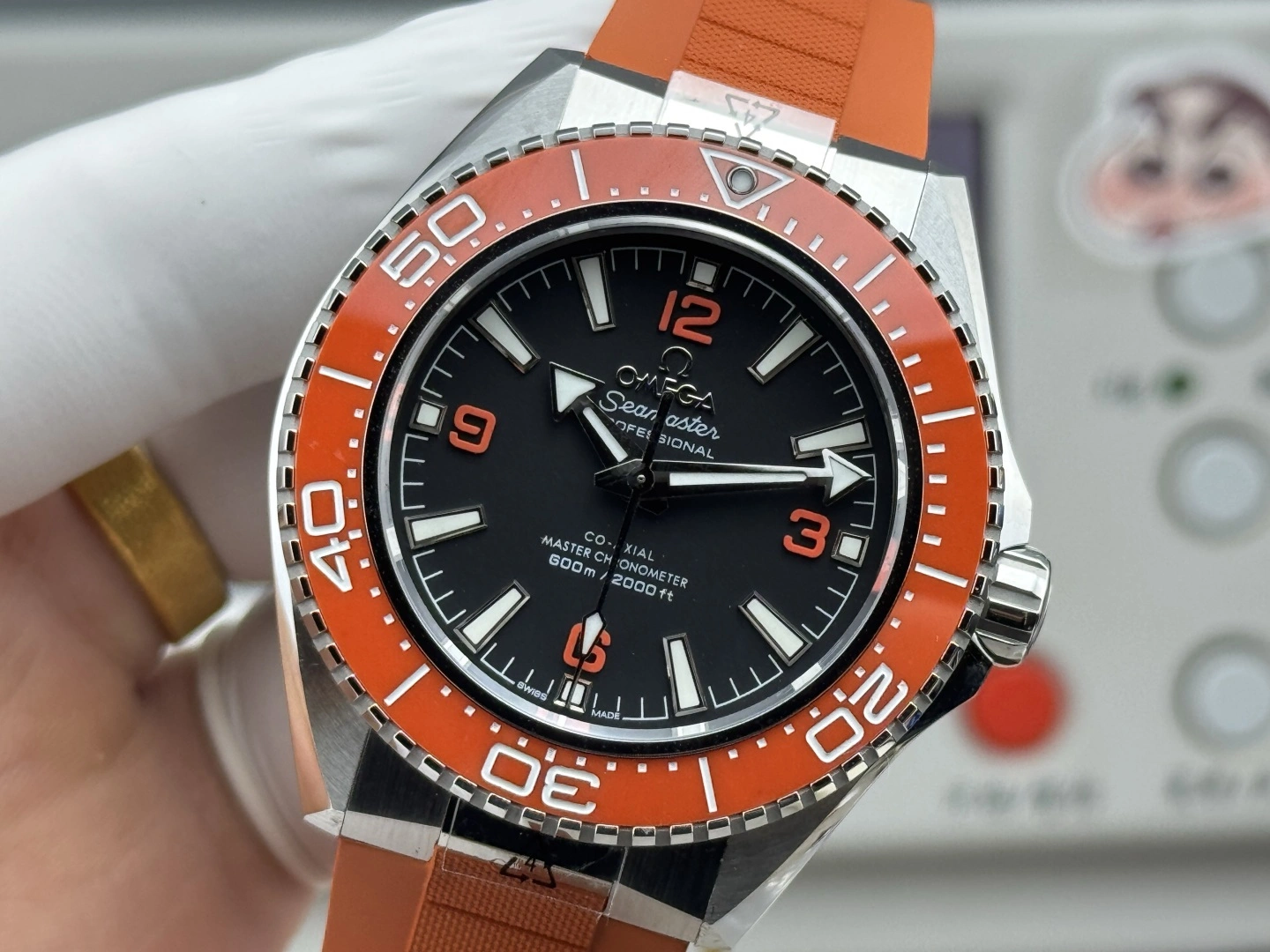 CBD Factory Omega Seamaster Planet Ocean 600M 42mm Black Dial Orange Arabic Numerals Orange Ceramic Bezel Orange Rubber Strap (217.32.42.21.01.004) 1:1 Super Clone – DD8912 Movement GoAnywhere 292